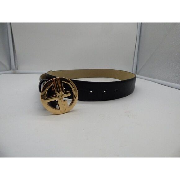 Giani Bernini Women's Signature-Buckle Panel Belt, Black - Picture 8 of 8